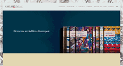Desktop Screenshot of editionscosmopole.com